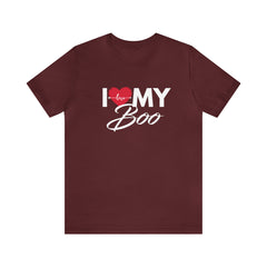 I Love My Boo Shirt | Couple Love T-Shirt, Pair Girlfriend Boyfriend Matching Shirt