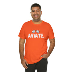 Airplane Pilot Aviate Glasses Shirt | Aviation T-Shirt