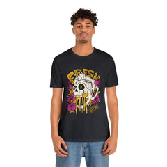 Fresh Beer Skull Shirt | Drink Beer Unisex T-Shirt