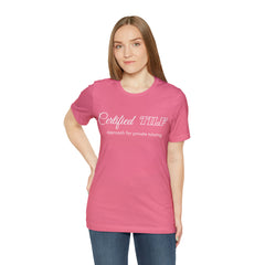 Certified TILF Shirt | Funny Private Tutoring TILF Unisex T-Shirt