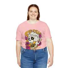 Fresh Beer Skull Shirt | Drink Beer Unisex T-Shirt
