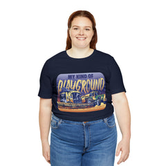 Tractor Farmer Playground Shirt | Tractor Enthusiast Unisex T-Shirt