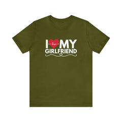 I Love My Girlfriend Shirt | Couple Love T-Shirt, Pair Girlfriend Boyfriend Matching Shirt