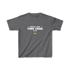 Survival Mode Third Grade Shirt | Minecraft Kids Heavy Cotton™ Tee