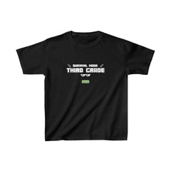 Survival Mode Third Grade Shirt | Minecraft Kids Heavy Cotton™ Tee