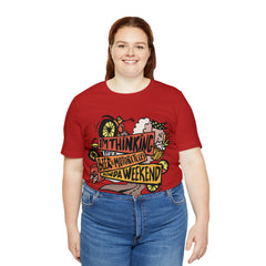 Beer and Motorcycle Shirt | Drink Beer Unisex T-Shirt