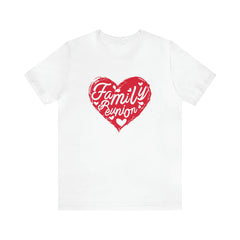 Family Reunion Heart Shirt | Family Love Unisex T-Shirt