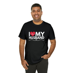 I Love My Husband Shirt | Couple Love T-Shirt, Pair Husband Wife Matching Shirt