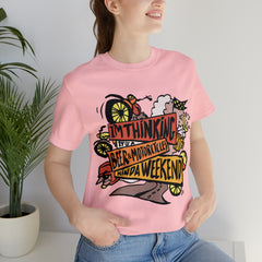 Beer and Motorcycle Shirt | Drink Beer Unisex T-Shirt