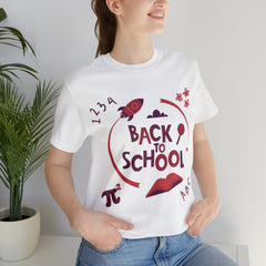 Back to School Subjects Shirt | Back to School Rocket Unisex T-Shirt