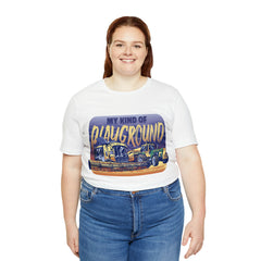 Tractor Farmer Playground Shirt | Tractor Enthusiast Unisex T-Shirt