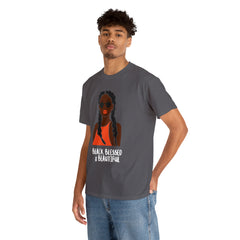 Black Blessed And Beautiful Shirt | Empowered & Beautiful Cotton T-shirt