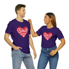 Family Reunion Heart Shirt | Family Love Unisex T-Shirt