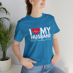 I Love My Husband Shirt | Couple Love T-Shirt, Pair Husband Wife Matching Shirt