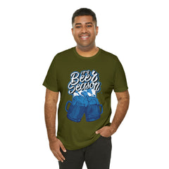 Beer Season Blue Shirt | Drink Beer Unisex T-Shirt