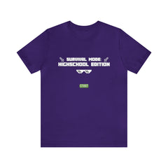 Highschool Survival Mode Shirt | Minecraft School Unisex T-Shirt