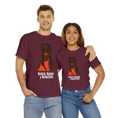 Black Blessed And Beautiful Shirt | Empowered & Beautiful Cotton T-shirt