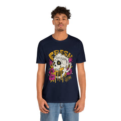 Fresh Beer Skull Shirt | Drink Beer Unisex T-Shirt