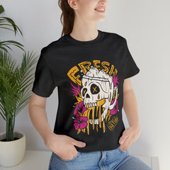 Fresh Beer Skull Shirt | Drink Beer Unisex T-Shirt