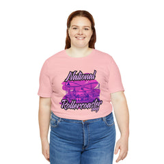 National Rollercoaster Day Pink Shirt | Carnival Ride T-Shirt