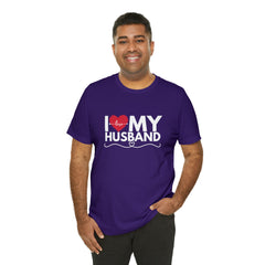 I Love My Husband Shirt | Couple Love T-Shirt, Pair Husband Wife Matching Shirt
