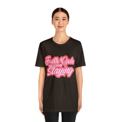 Slaying in Fourth Grade Shirt | Pink School Unisex T-Shirt