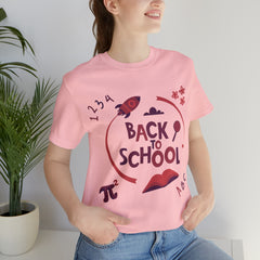Back to School Subjects Shirt | Back to School Rocket Unisex T-Shirt