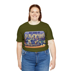 Tractor Farmer Playground Shirt | Tractor Enthusiast Unisex T-Shirt