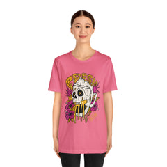 Fresh Beer Skull Shirt | Drink Beer Unisex T-Shirt