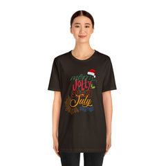 Merry Sunny July Shirt | Christmas in July Statement T-Shirt