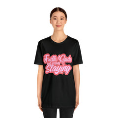 Slaying in Fourth Grade Shirt | Pink School Unisex T-Shirt