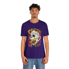 Fresh Beer Skull Shirt | Drink Beer Unisex T-Shirt