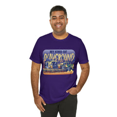 Tractor Farmer Playground Shirt | Tractor Enthusiast Unisex T-Shirt