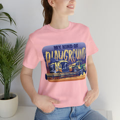 Tractor Farmer Playground Shirt | Tractor Enthusiast Unisex T-Shirt