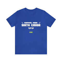 Sixth Grade Survival Mode Shirt | Minecraft School Unisex T-Shirt