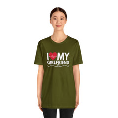 I Love My Girlfriend Shirt | Couple Love T-Shirt, Pair Girlfriend Boyfriend Matching Shirt