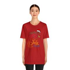 Merry Sunny July Shirt | Christmas in July Statement T-Shirt