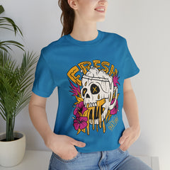 Fresh Beer Skull Shirt | Drink Beer Unisex T-Shirt