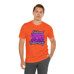 National Rollercoaster Day Pink Shirt | Carnival Ride T-Shirt