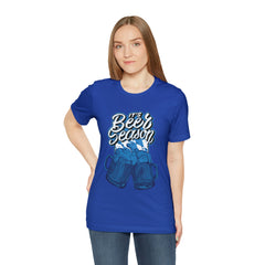 Beer Season Blue Shirt | Drink Beer Unisex T-Shirt