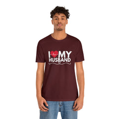 I Love My Husband Shirt | Couple Love T-Shirt, Pair Husband Wife Matching Shirt