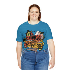 Beer and Motorcycle Shirt | Drink Beer Unisex T-Shirt