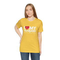 I Love My Husband Shirt | Couple Love T-Shirt, Pair Husband Wife Matching Shirt
