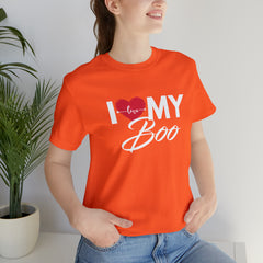 I Love My Boo Shirt | Couple Love T-Shirt, Pair Girlfriend Boyfriend Matching Shirt