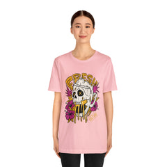 Fresh Beer Skull Shirt | Drink Beer Unisex T-Shirt