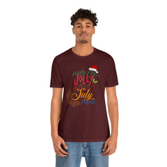 Merry Sunny July Shirt | Christmas in July Statement T-Shirt