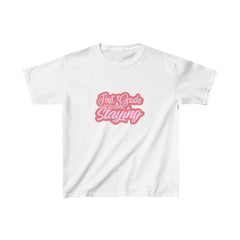 Slaying in First Grade Shirt | School Kids Heavy Cotton™ Tee