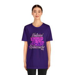 National Rollercoaster Day Pink Shirt | Carnival Ride T-Shirt