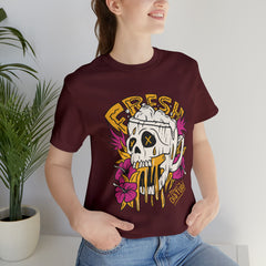 Fresh Beer Skull Shirt | Drink Beer Unisex T-Shirt