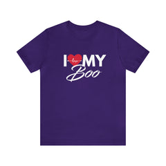 I Love My Boo Shirt | Couple Love T-Shirt, Pair Girlfriend Boyfriend Matching Shirt